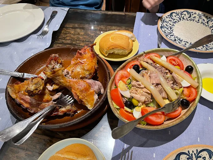Lechazo asado en El Lagar de Isilla, Aranda de Duero