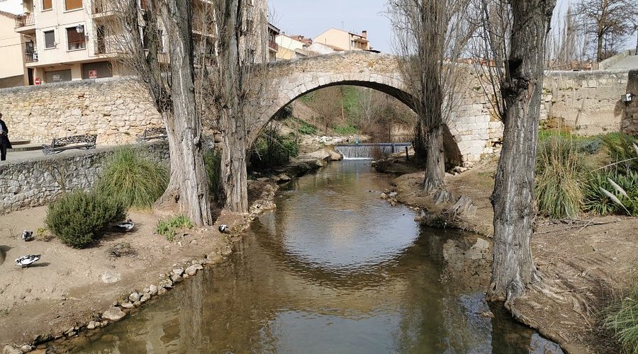 Puente Romano sobre el río Duero en Aranda de Duero